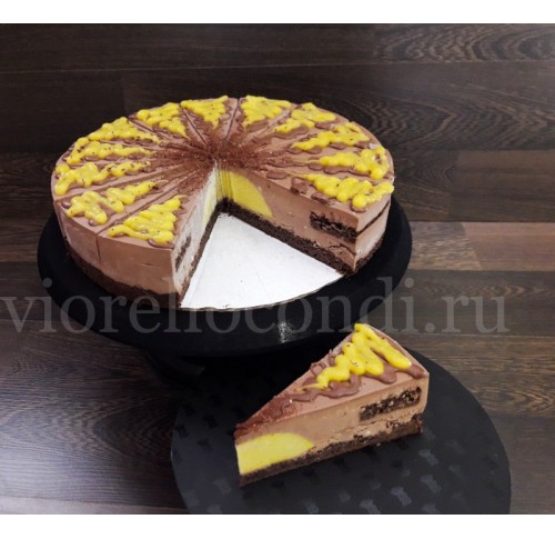 десерт шоколад маракуйя  Бразильеро порционный,замороженный